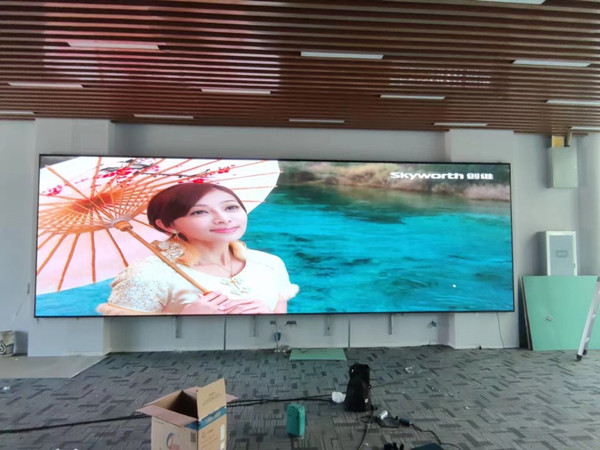 南浔P1.53led小间距屏安装案例